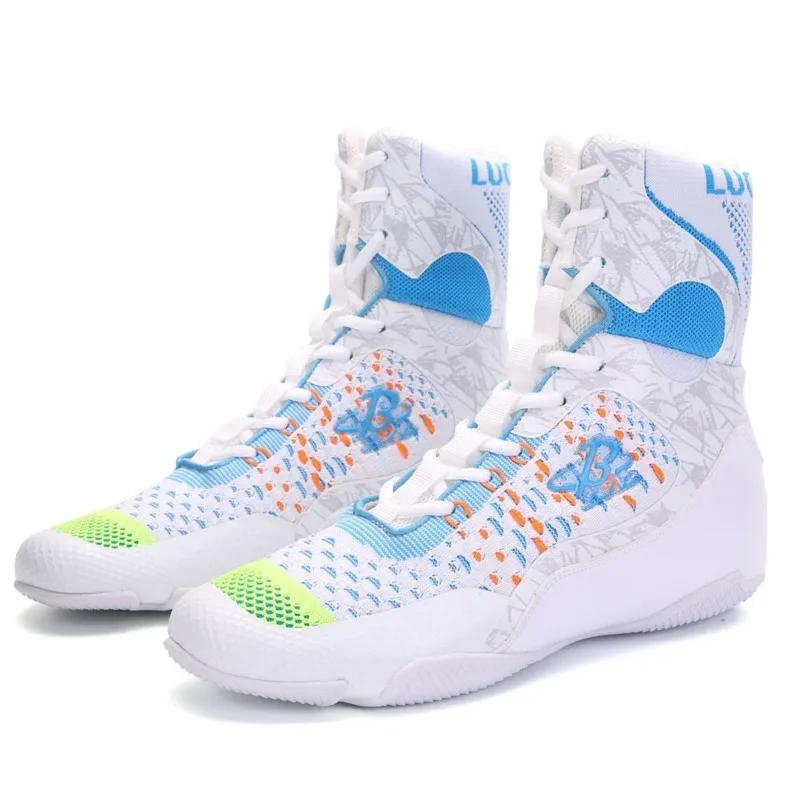 

Professional Boxing Sneakers Men Women Mesh Breathable Fighting Shoes Top Quality Wrestling Shoes Couples Luxury Brand Sneakers