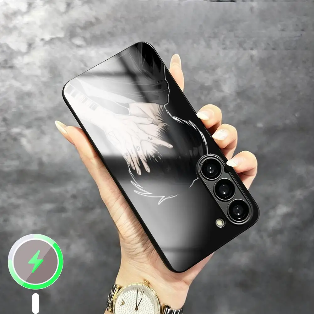 Nagumo yoichi anime japan Phone Case For Samsung S26 S25 S24 S23 S22 S21 Plus Ultra Note Glass Magnetic Case