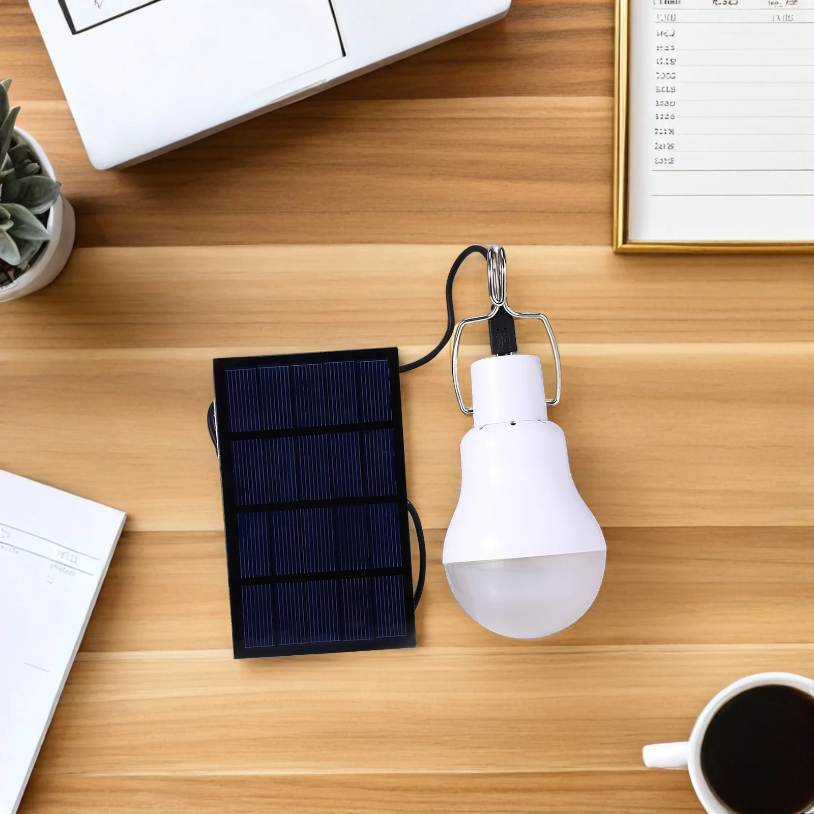 5V 15W solarbetriebene LED-Lampe, tragbare Außenleuchte, weiches Flimmern, energiesparende Solar-Nachtlampe für Camping-Lesung