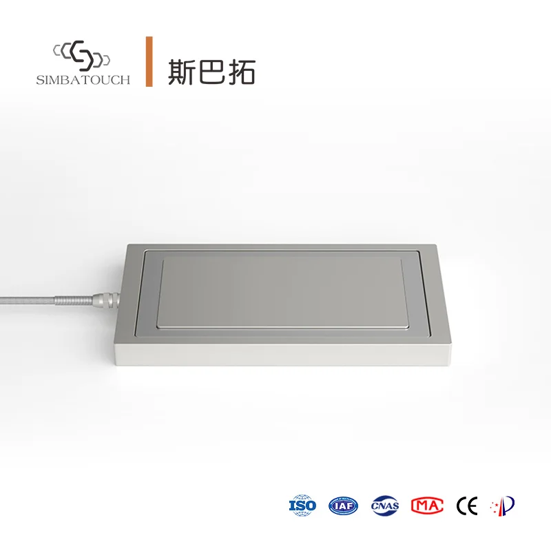 Industrial Flat Plate Force Sensor Stainless Steel & Aluminum Alloy High Overload Resistance Long Service Life