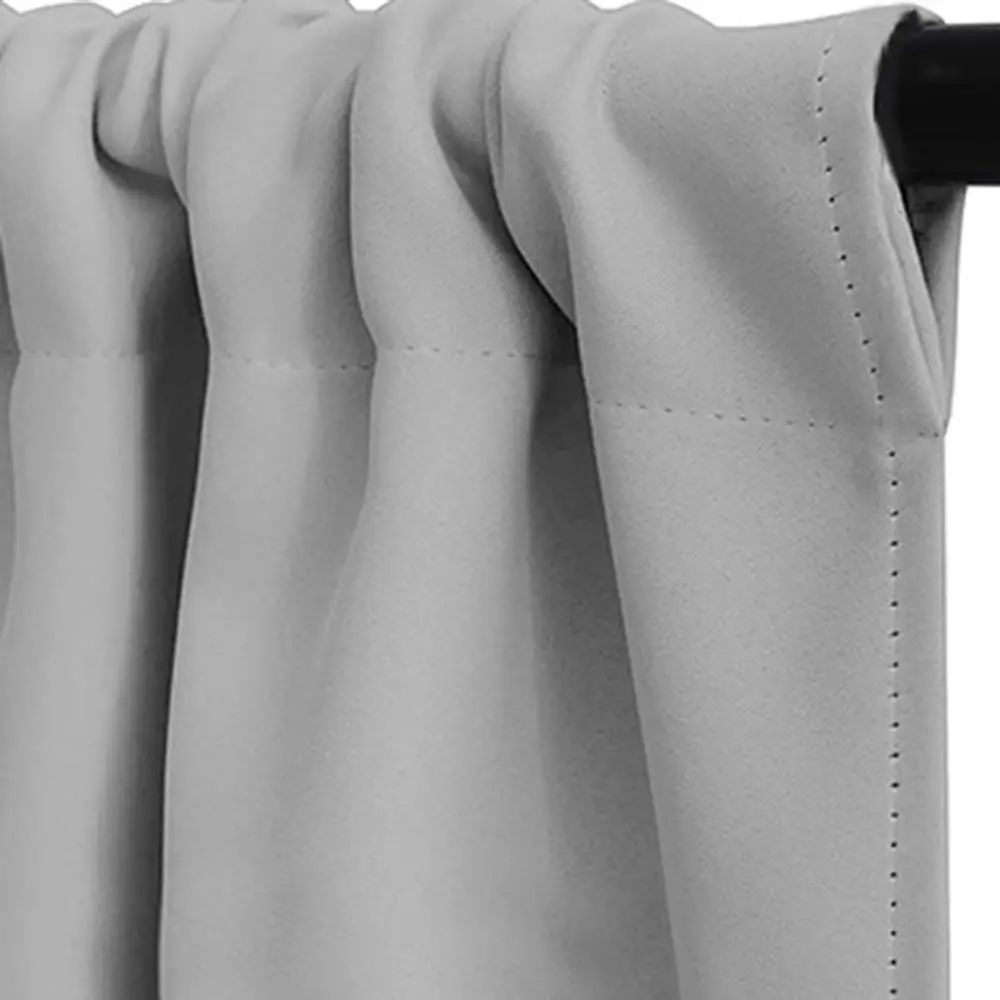 

1pc Divider Curtain Cafe Curtain Small Solid Short Curtain UV Protection Rod Pocket Bathroom High Blackout Curtains