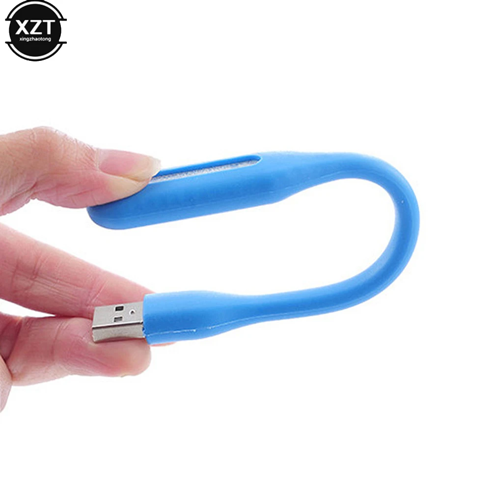 Recarregável Mini Portátil USB LED Light, Bendable Bedside Lamp, Decoração Notebook, Treasure Table, Painço, Nightlight