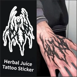 Ghostly Facebuilding Facerous Herbal Juice Tattoo Sticker Domain Line Waterproof Cute Festival Accessories Art Tatto Wholesale