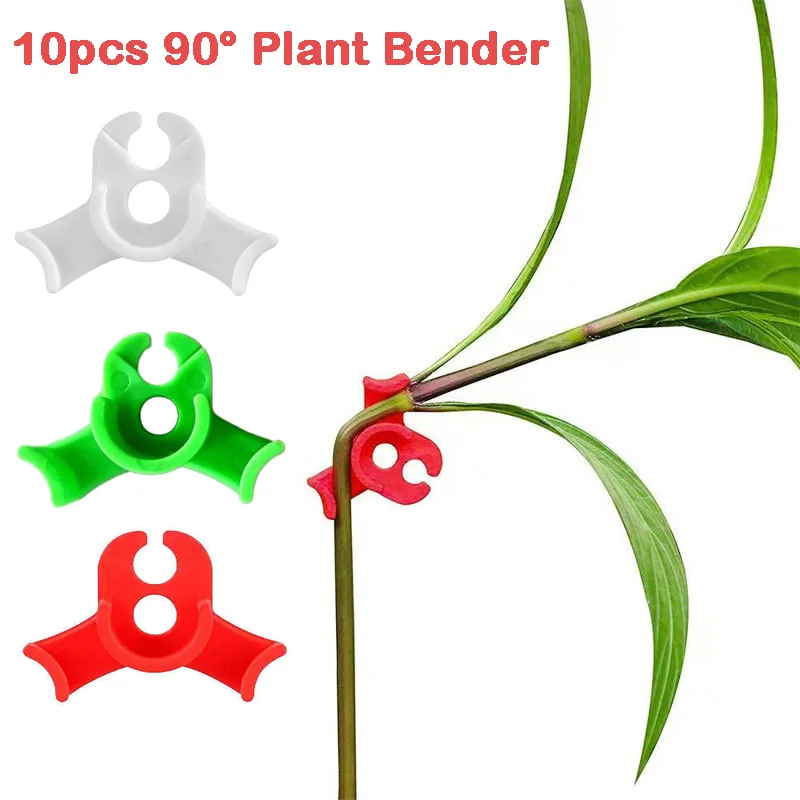 

10pcs 90 Degree Plant Benders Trainer Clips Planter Growth Manipulation Tutors for Bending Twig Clamps Branche Accessories