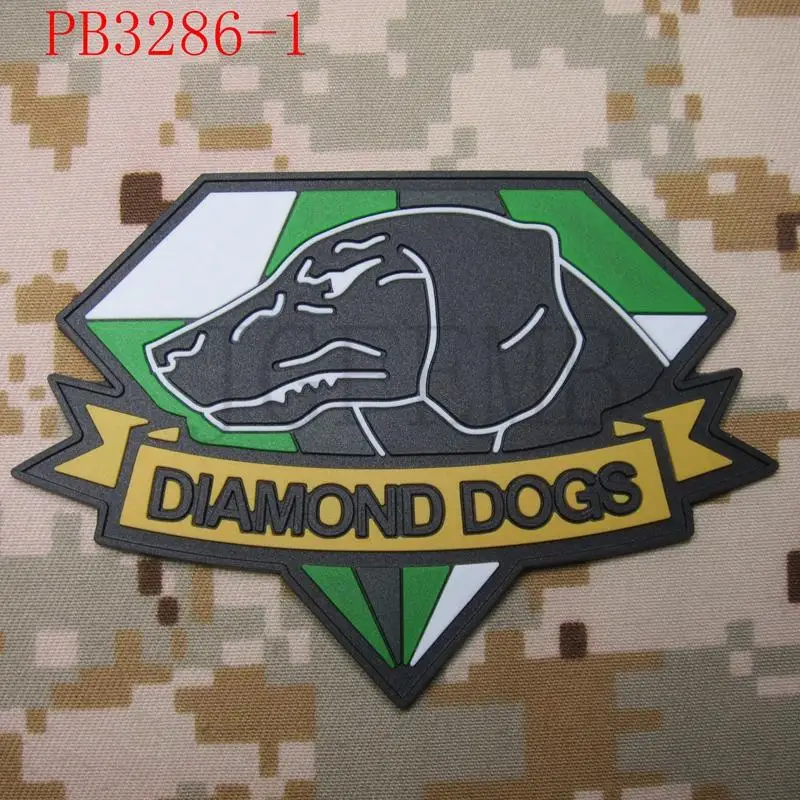 MGS DIAMOND DOGS Morale Tactics 3D PVC Patch