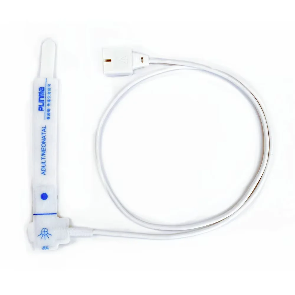 Medical Supplier Factory Disposable SpO2 Sensor compatible with Nellcor No-Oxi DB9-7pin Adult Neonate Strip shape