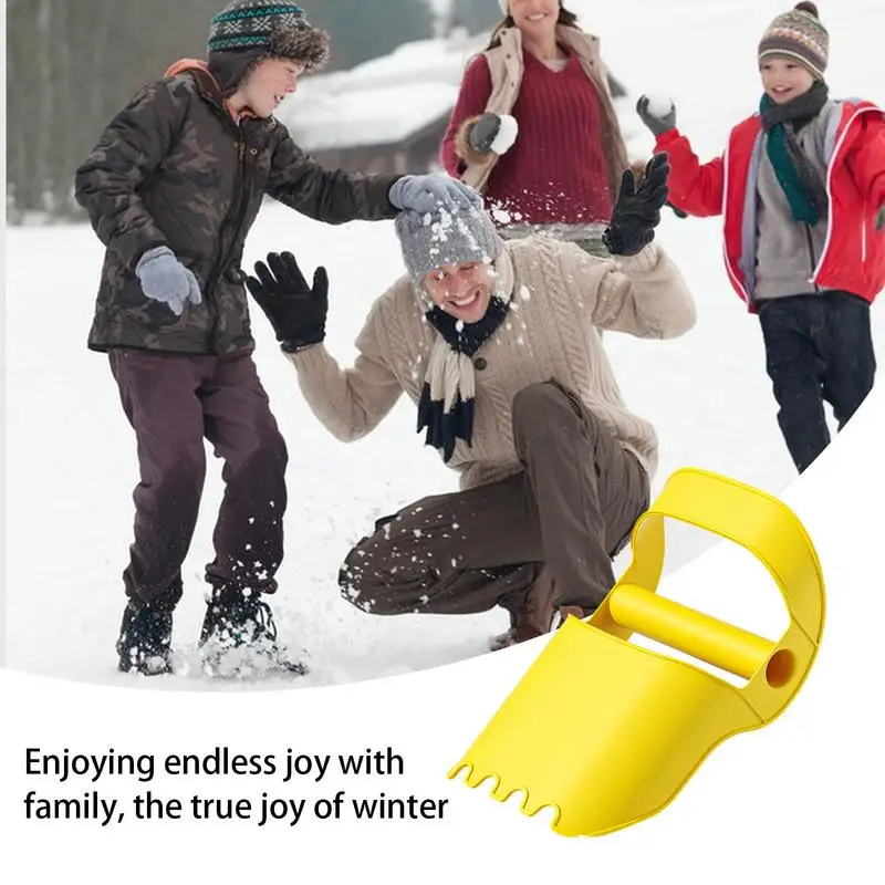 Snow Ball Maker Funny Snow Ball Clip Ball Maker Snow Molds Playful Multifunctional Reusable Winter Snow Snow Play Toys For Boys