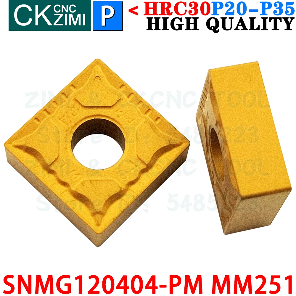 SNMG120404-PM MM251 SNMG 120404 PM MM251 Karbit Sisipan Eksternal Berputar Sisipan Alat SNMG431 SNMG1204 SNMG 1204 PM CNC Logam Mesin Bubut Alat Pemotong