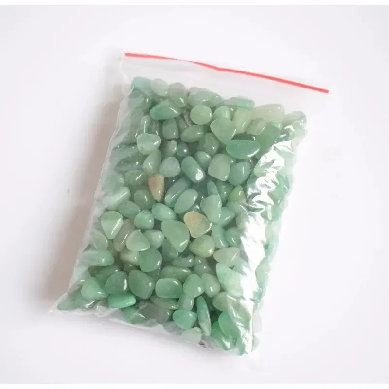 100g Bulk Small Size Natural Tumbled Semi-precious Stone Green Aventurine Reiki Healing Mineral Crystals Chip Crushed Stone