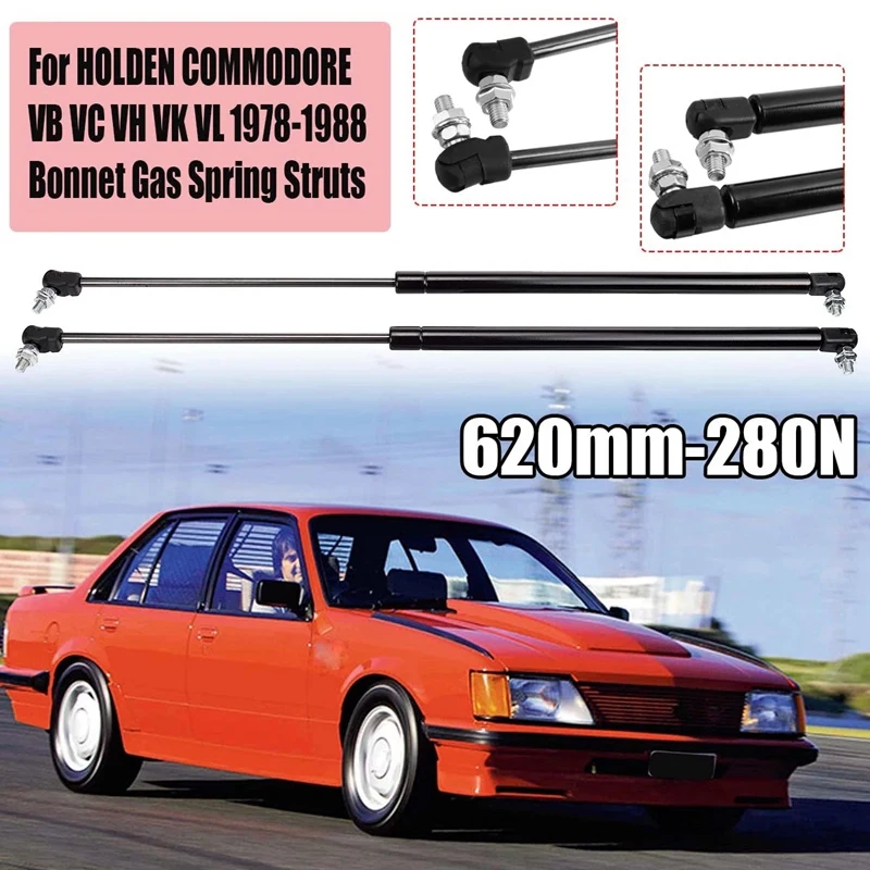 

Carbon Steel Car Front Bonnet Tailgate Gas Lift Support Struts 620Mm-280N For Holden Commodore VB VC VH VK VL 1978-1988-A33K