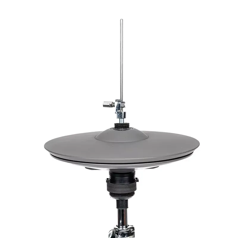 Professional 12-inch Grey Percussion Multi-function Electronic Cymbals for High Caps and Impact Instrument Accessories