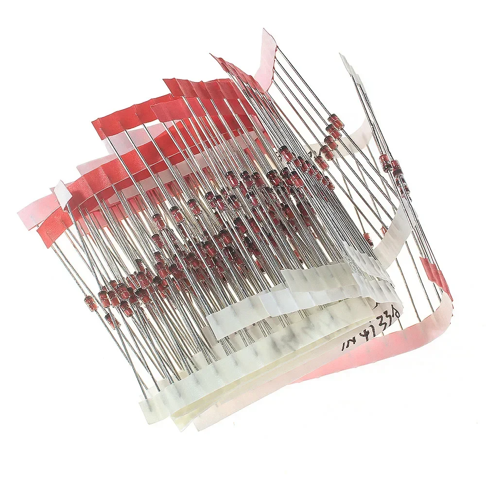 140/250PCS 1W Zenerdiode Assortiment Kit 3V3 Naar 24V 14 Waarde 3V Naar 33V 25 Waarde 3.3V 5.1V 10V 12V 15V 24V 33V Zenerdiode Kit