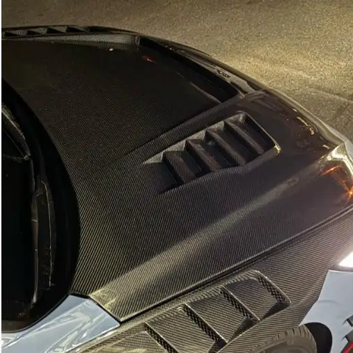 

hot sales Suitable for modern, Elantra N 23 + carbon fiber EPA2 front hood hood opening heat dissipation modification