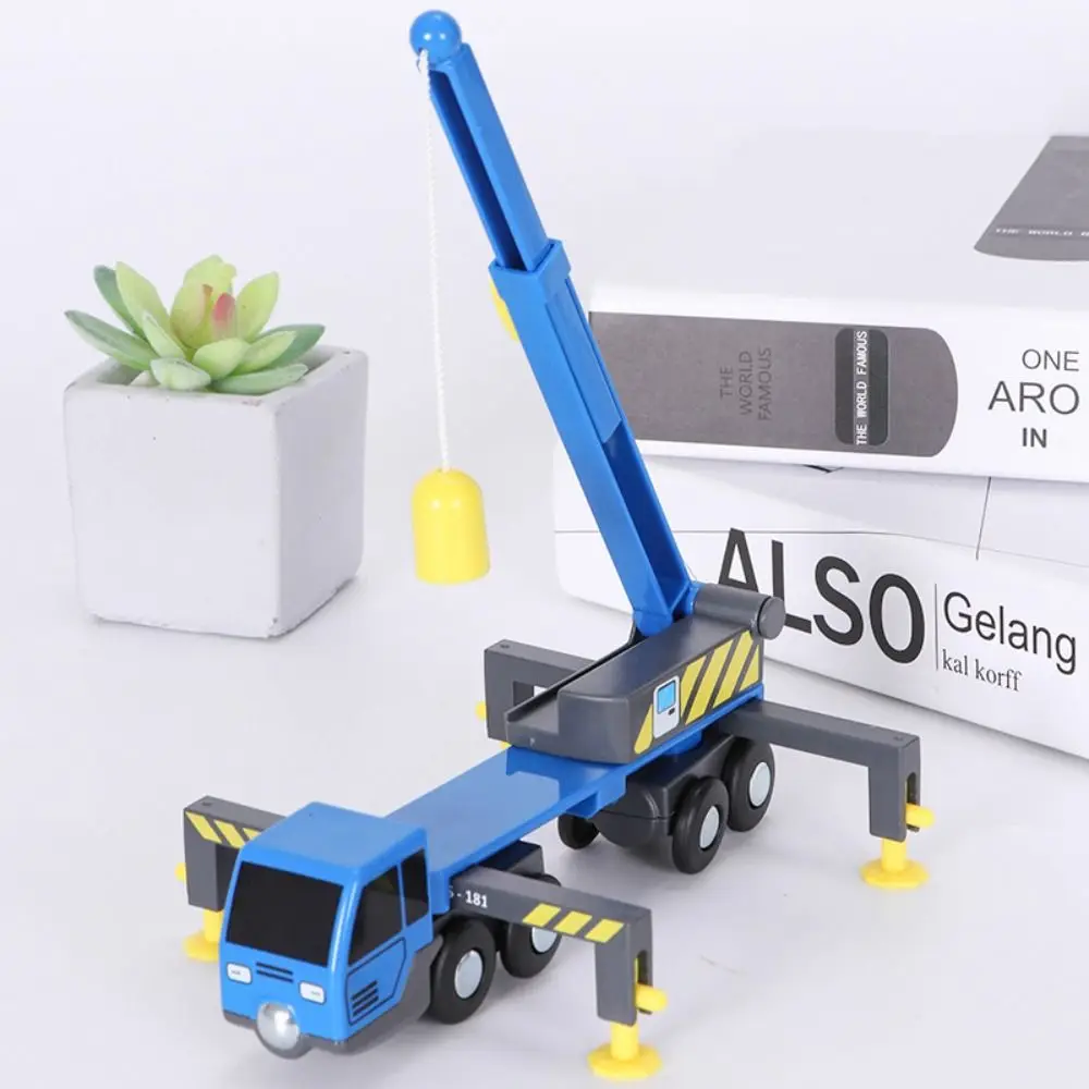 

Telescopic Arm Crane Car Model Inertial Sliding Vehicle Toys Lifting Truck Toy Plastic Mini Crane Wood Train Track Toy Kids Toy