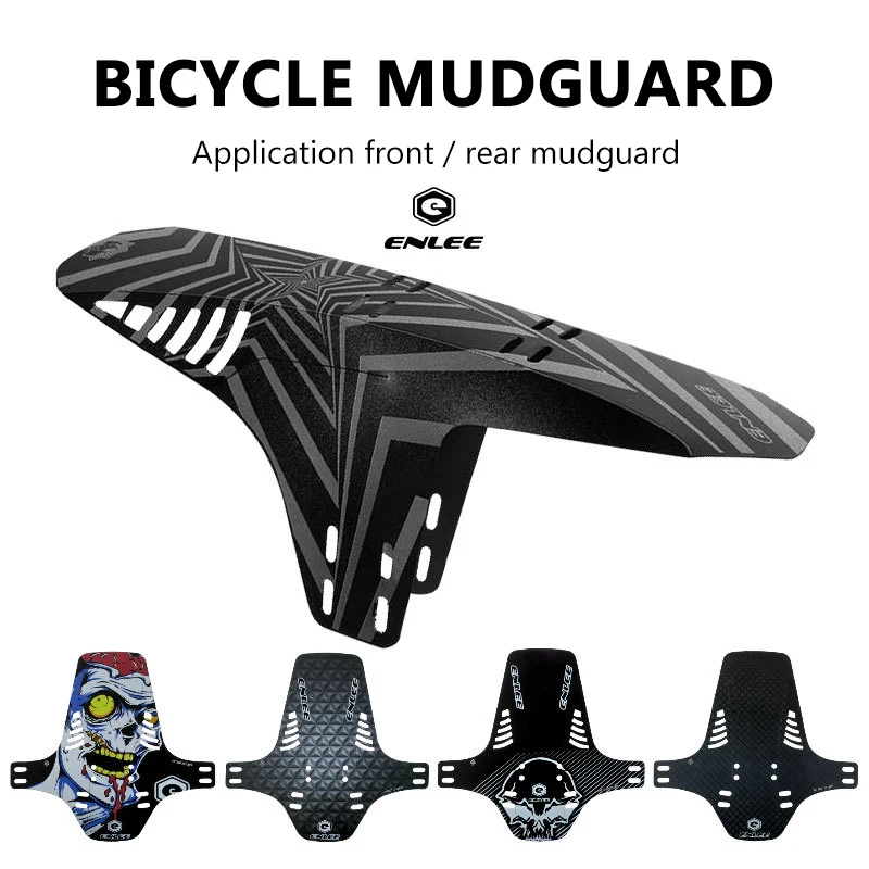 1PC ENLEE Bicycle Fender Front/Rear Tire Wheel Universal Mudguard MTB Road Bike Wings Mud Guard Cycling Accessories Bike Fenders