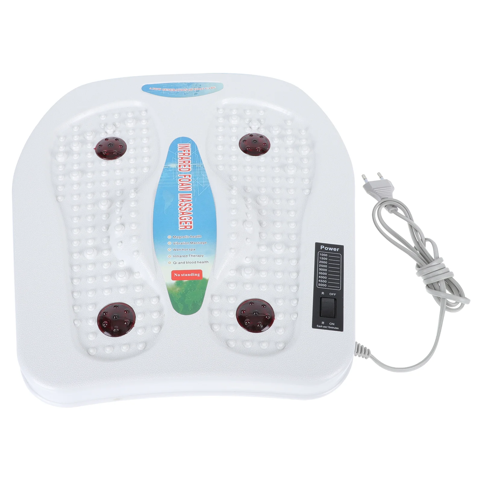 

Foot Massage Machine Far Foot Massager Multifunctional Foot Kneading Heating Massager 34X31CM EU Plug