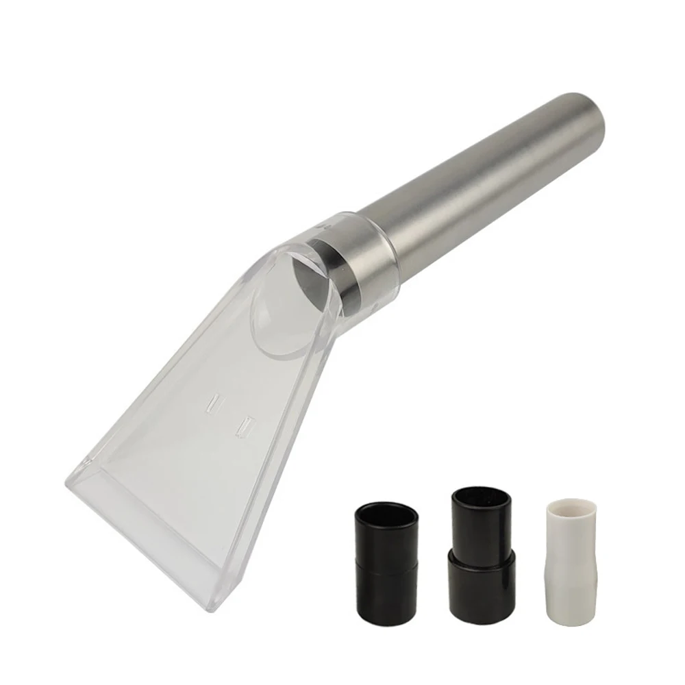 

Sofa Carpet Vacuum Cleaner Suction Connector Tool, Silver+Transparent, Set A/B/C, Stainless Steel Tube 210mm 38mm OD, Suction