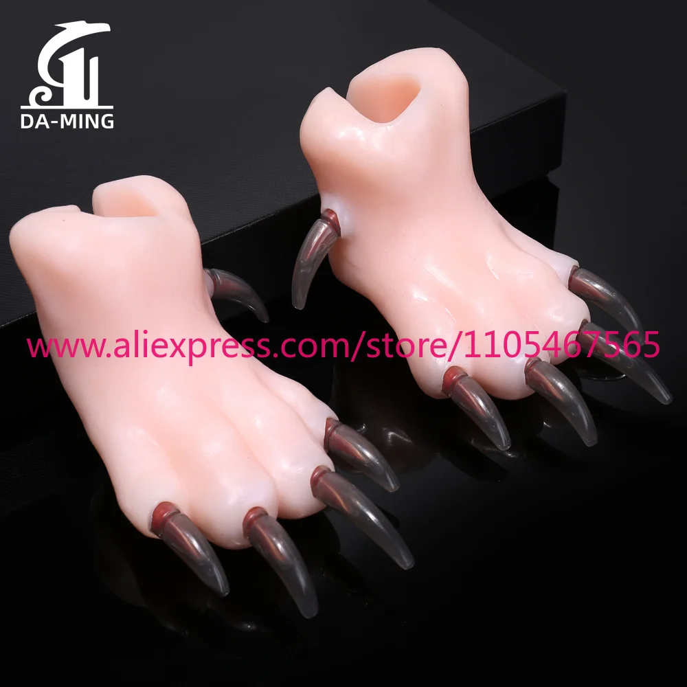 Silicone simulation dog paw teaching model, pet grooming school teaching, junior pet groomers practice cutting dog nails