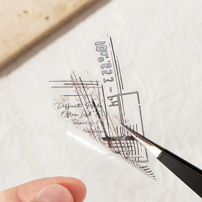 حزمة ملصقات كلاسيكية مكونة من 30 قطعة على الطراز العتيق، وتصاميم الحنين لتزيين اليوميات وسجل القصاصات