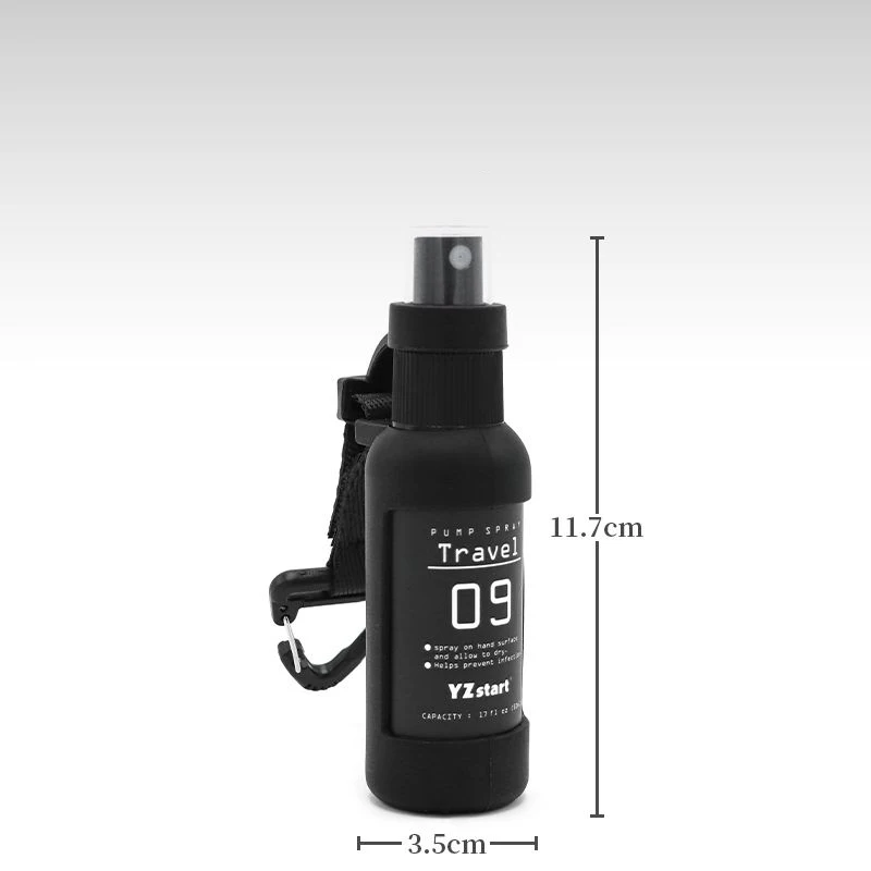 Outdoor 50ml Spray Bottle Buckle Type Alcohol Spray Bottle Press Type Disinfectant Sub Bottle Travel Portable Plastic Pot