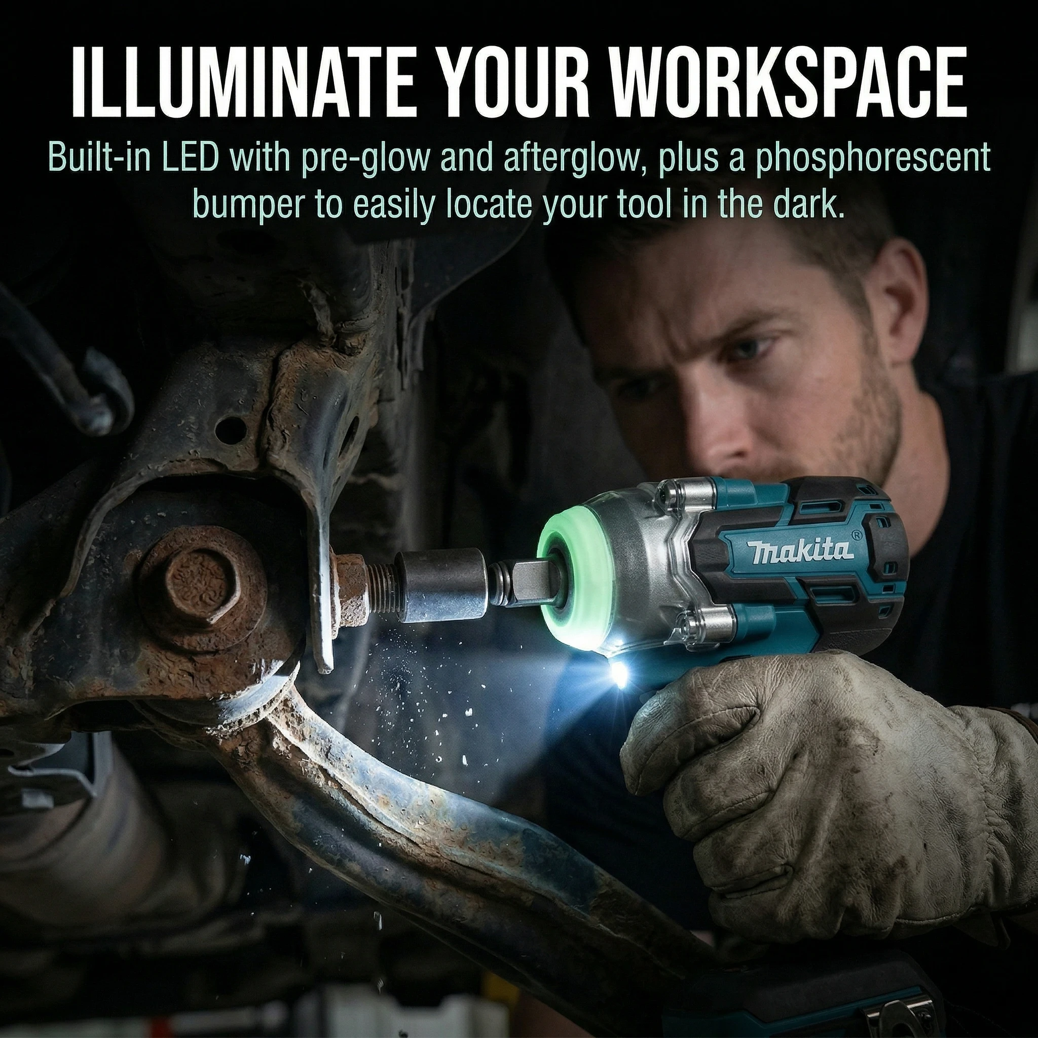 Makita DTW285 18V Cordless Impact Wrench Brushless 1/2 Inch 280Nm Torque 3 Speed Auto Stop for Scaffolding and Steel Assembly