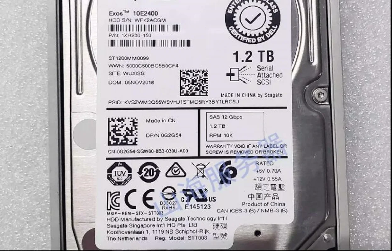 R730 1.2T 12Gb 2.5