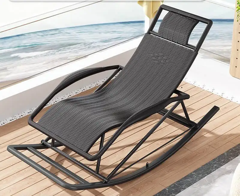 الروطان كرسي متأرجح شرفة المنزل الترفيه الكبار كرسي أريكة استرخاء مكتب استراحة الغداء كرسي #2