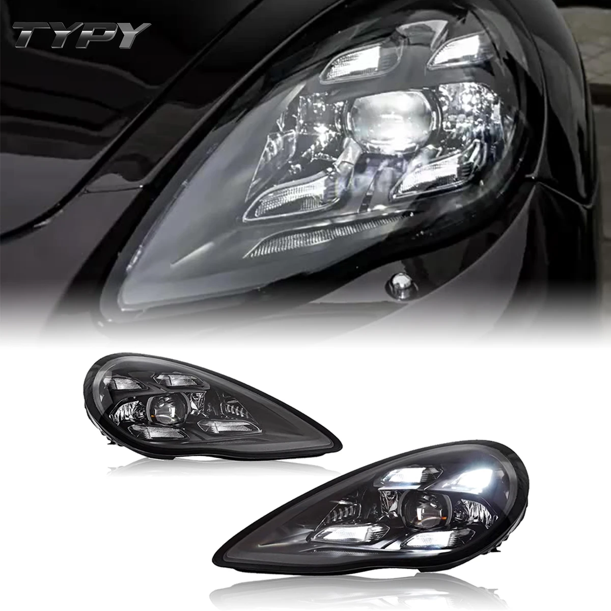 Car Lights for Porsche Panamera LED Headlights 2010 2011 2012 2013 970 970.1 Matrix Headlamps Plug and Play
