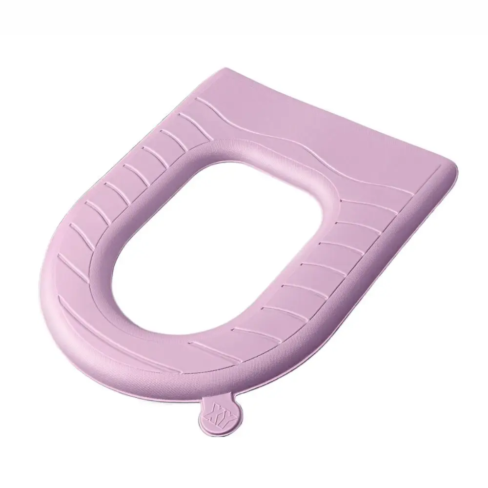 

Soft With Handle EVA Toilet Seat Cover Universal Reusable Toilet Seat Cushion Waterproof Adhesive Closestool Mat Bathroom