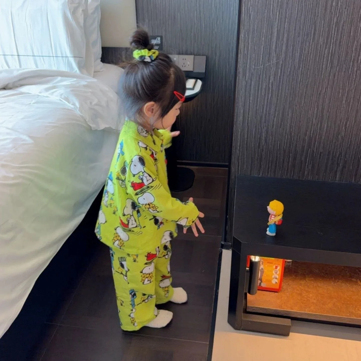 Peanut Snoopy Children's Pajama Set Cartoon Snoopy Long Sleeve Shirt Pants Soft and Breathable Children's Casual Home Clothes