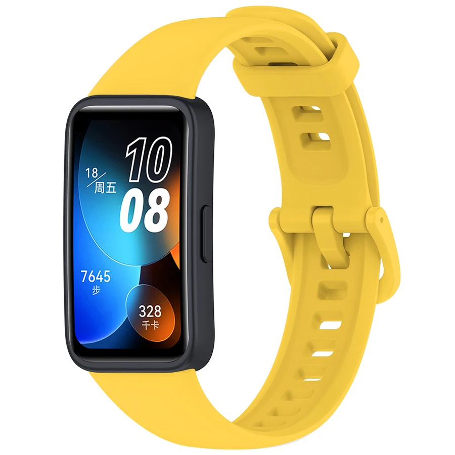 Bandje voor Huawei Band 8 9 10 Armband Accessoires Smartwatch Vervangende horlogeband Siliconen armband Huawei Band 8 9 10 Correas