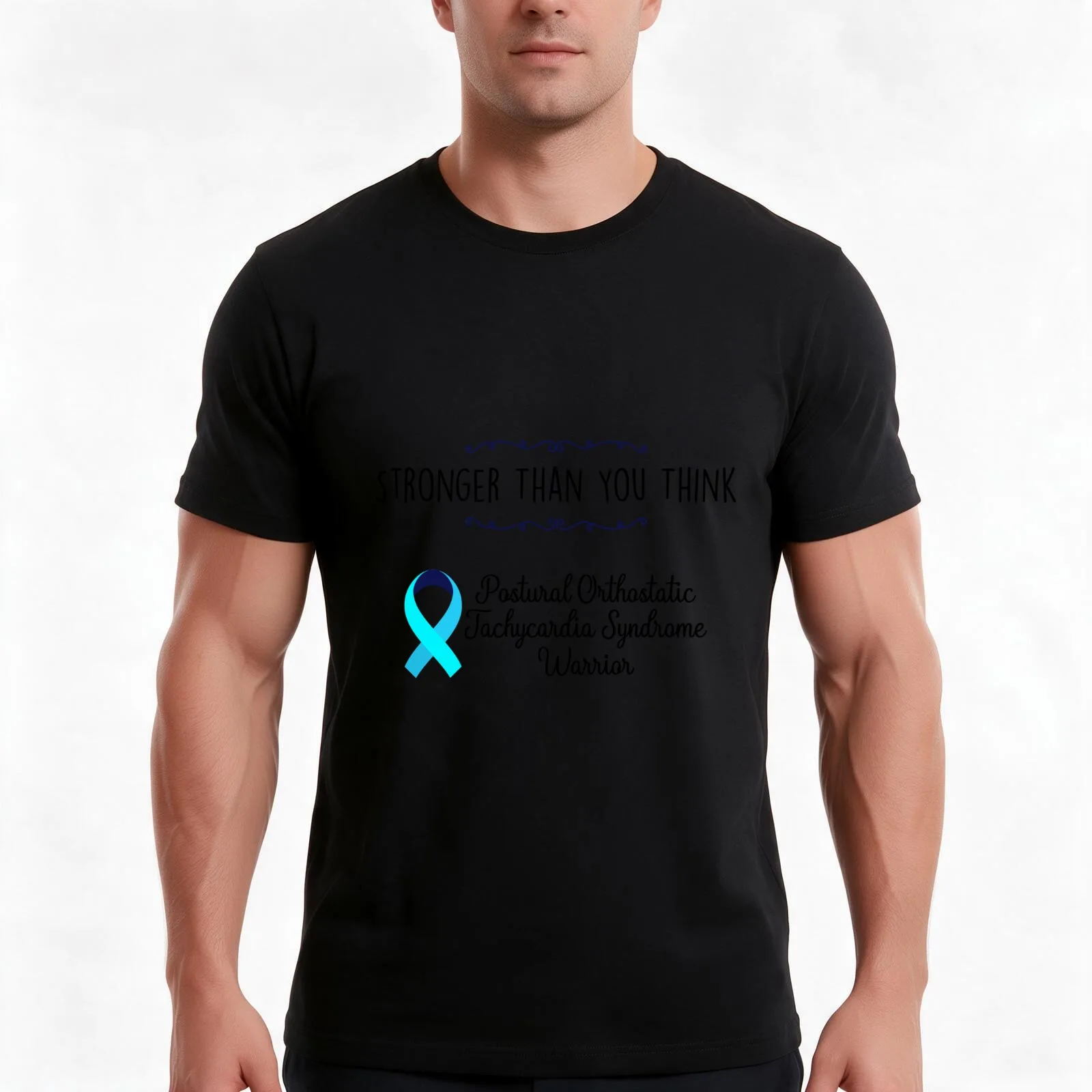 POTS Warrior Postural orthostatic tachycardia syndrome Awareness T-Shirt Summer Casual Cotton Tee Oversized Streetwear Tops