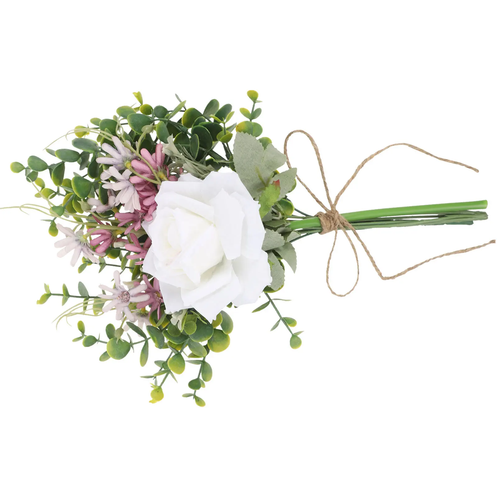 

Artificial Flower Wedding Bouquet Natural Color Bridal Table Centerpiece Romantic Decoration Bouquet for Bride Decoration