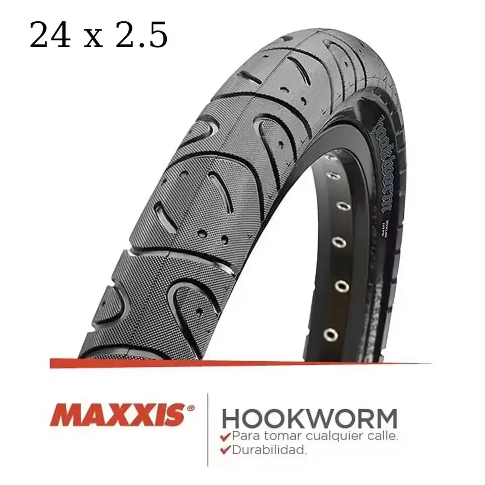 MAXXIS フックワーム　27.5×2.5 2本 MAXXIS フックワーム 26 × 2.5 自転車タイヤ BMX ワイヤービーズ