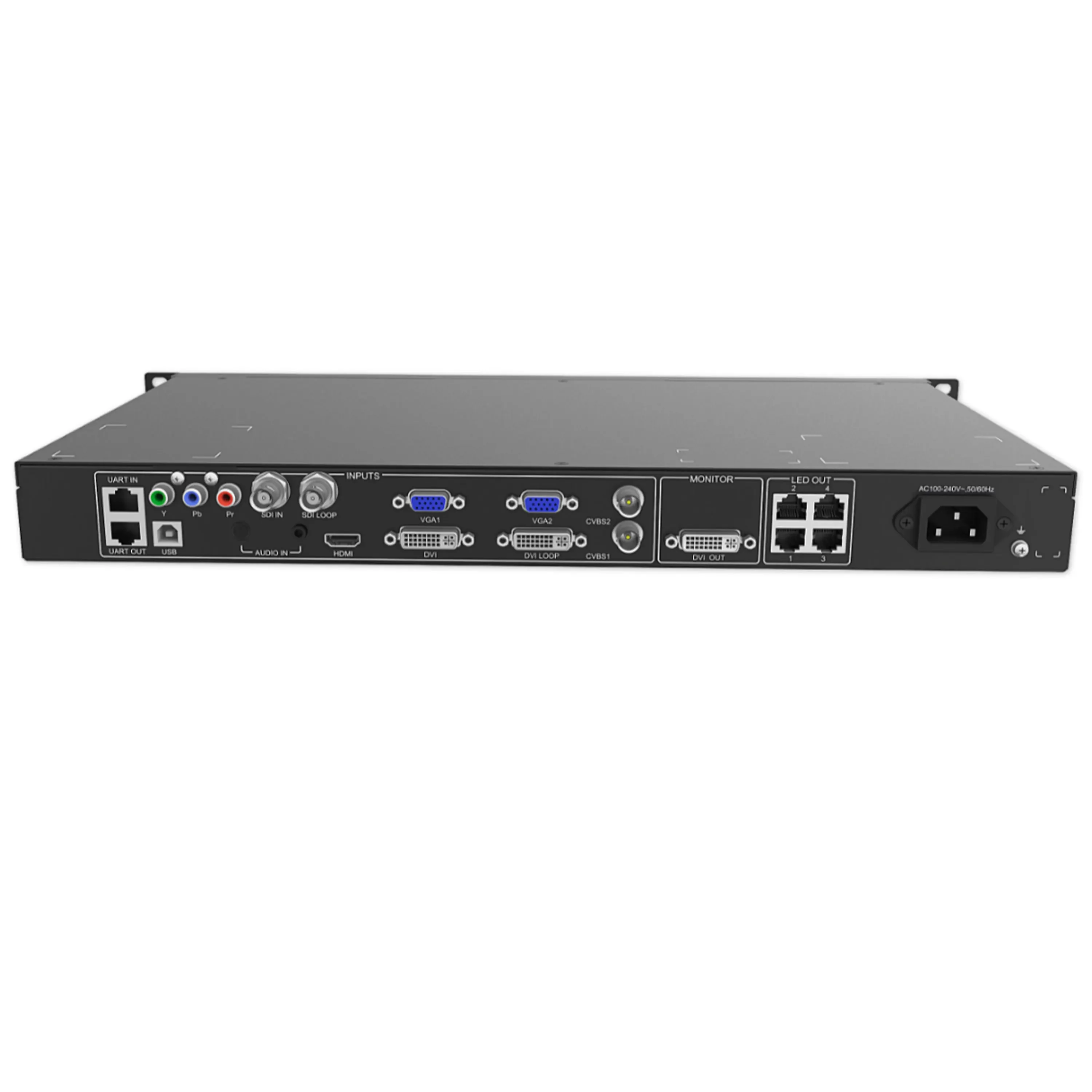 Muen Shenzhen Vx400svideo Controlador Áudio Profissional, Processador de Vídeo Display LED
