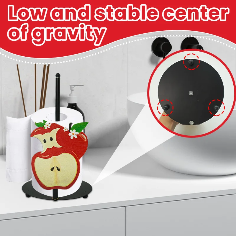 

1Pcs Cute Daisy Apple Kitchen Decorative Tissue Holder Family Bathroom Countertop Towel Safety Material Portable