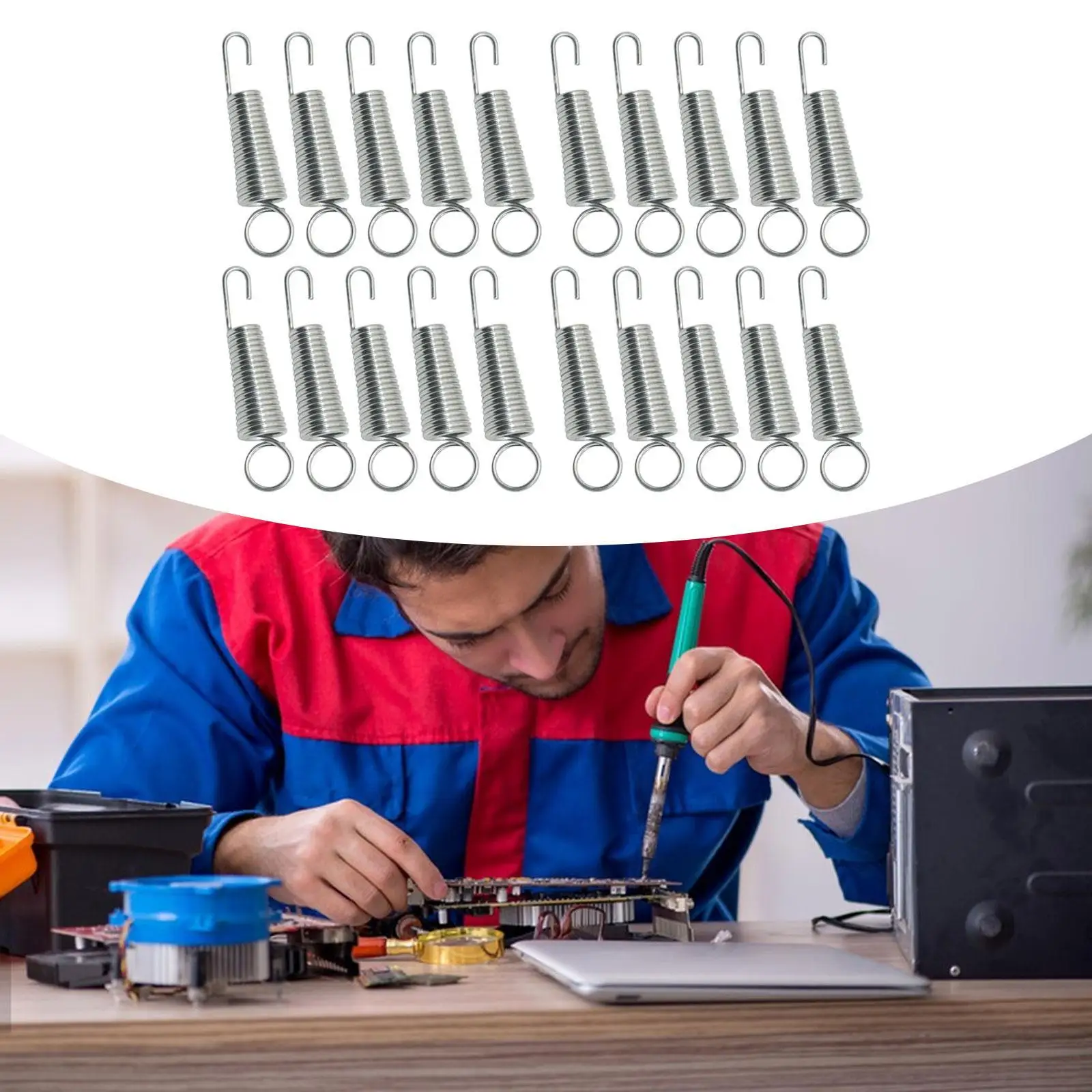 20 Pieces Vise Grips Replacement Springs for Locking Clamps Extension Spring