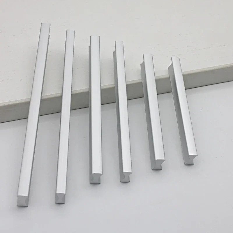 2pcs 32-128mm Aluminium legierung Schrank griff Kleider schrank Türgriff Schubladen knöpfe Schrank zieht Möbel griff Hardware vielseitig