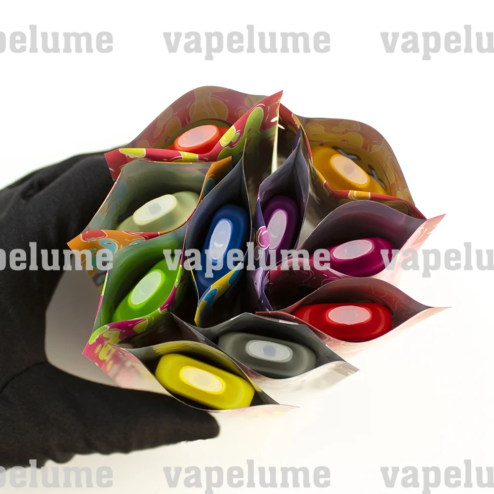 Packman Empty Disposable Vape Pen 1ml Electric Cigarettes No Liquid Machine Alumnium Foil Paper Packaging 2ml LCD Display Screen