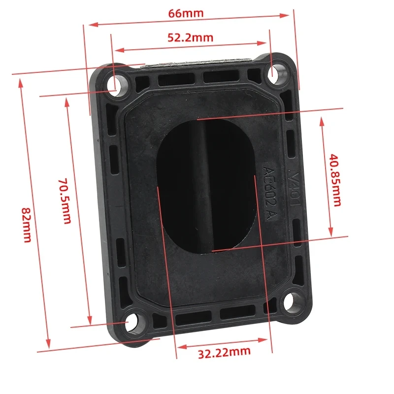 Motorcycle Carbon Fiber Reed Valve Kit For V Force Delta 2 Honda CR125 NSR 1987-2000 2002 VForce2 Reed Valve Cage V4R01D