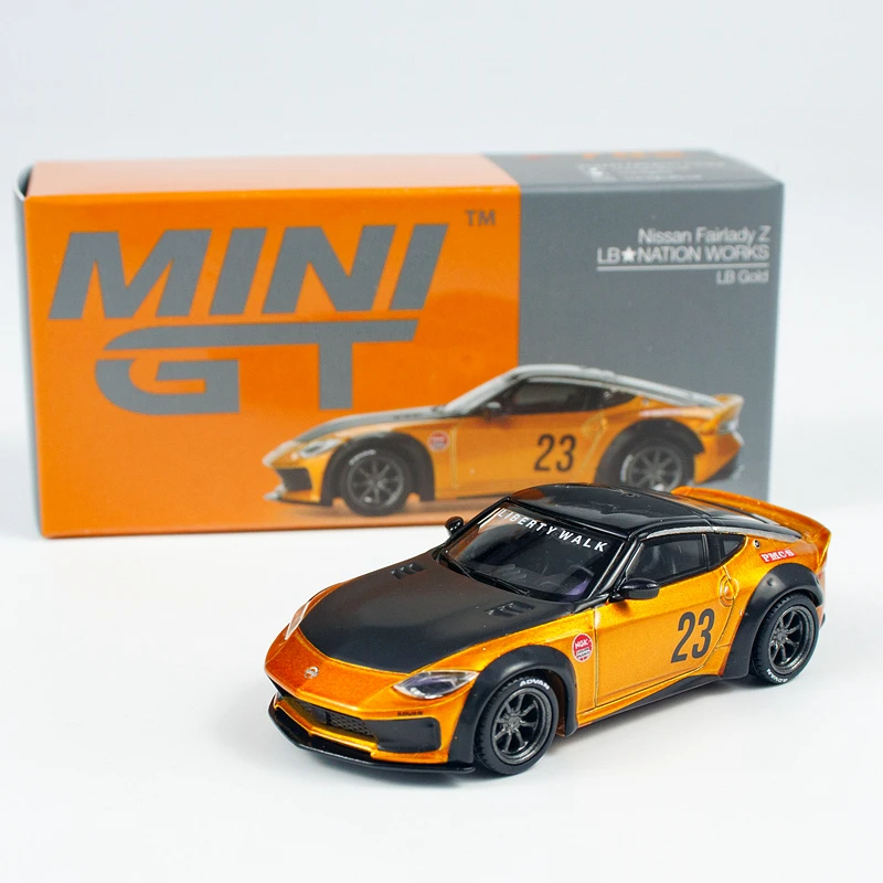 

Stock 1:64 Nissan Z LB NATION WORKS die-cast alloy car models, boys' toys, children's festival gifts, adult decorative ornaments