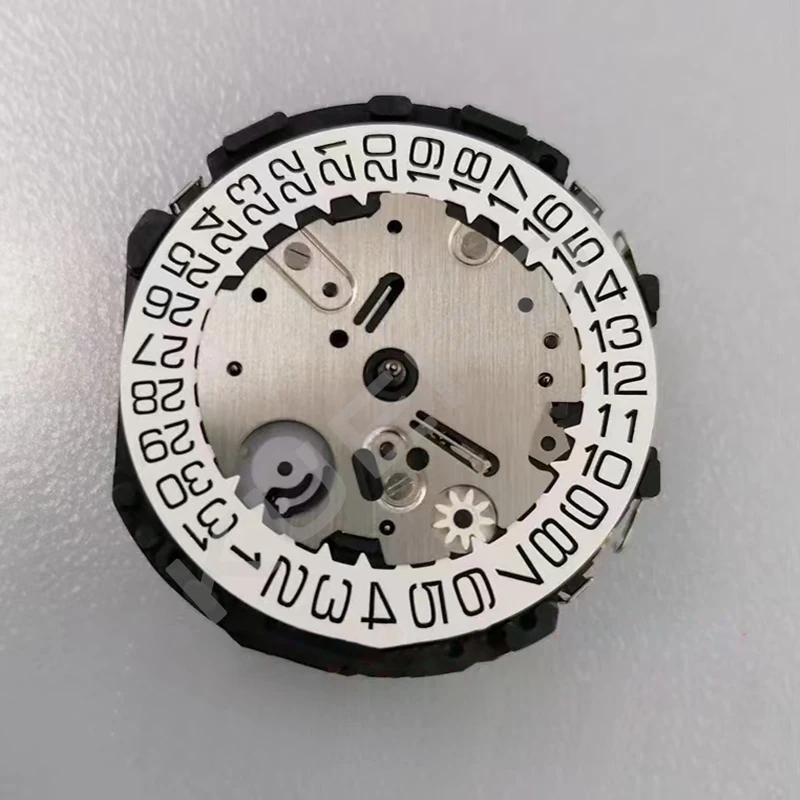 ムーブメント付きクォーツ時計,移動式,修理アクセサリー,安定した品質,日本製,元の日付3 6,vr32b,vr32a