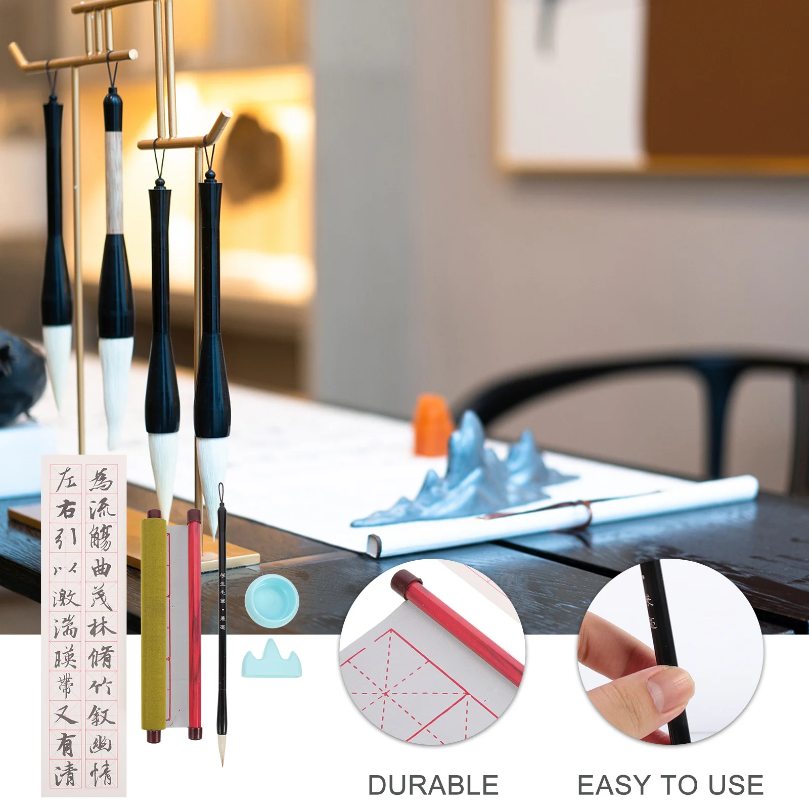 

1Set Calligraphy Cloth Set Versatile Lightweight Portable Water Writing Cloth Ideal for Learning and Daily Use Chinese