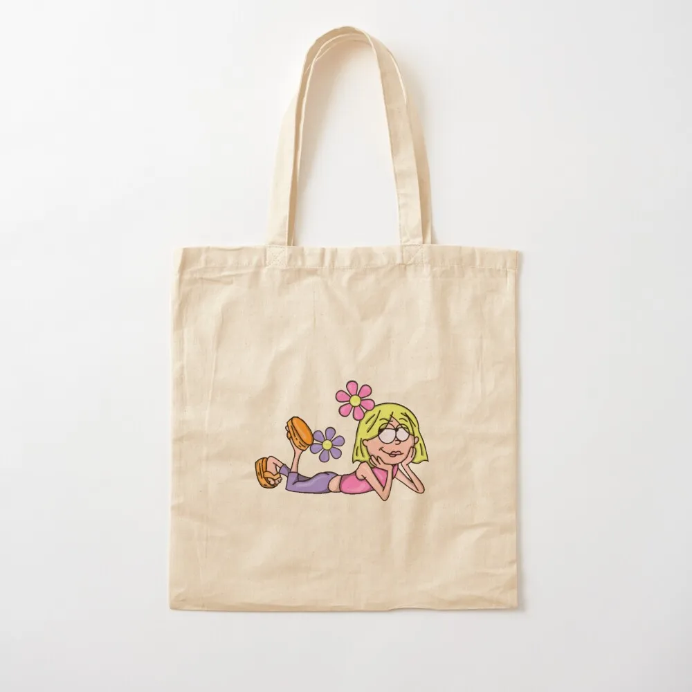 Y2K Lizzie McGuire Flower Art Tote Bag shoping bag Women's handbag Women's shopper bag Candy bags