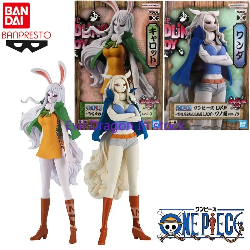 

Bandai Genuine Banpresto ONE PIECE Anime Figure DXF Carrot Wanda Sulong Action Toys for Kids Gift Collectible Model Ornaments