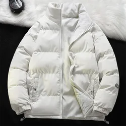 Men's Winter Bread Jacket Oversize Winter Warm Male Big Size Cotton Coat Wear on Both Sides Fashion Clothing 2024 For Men