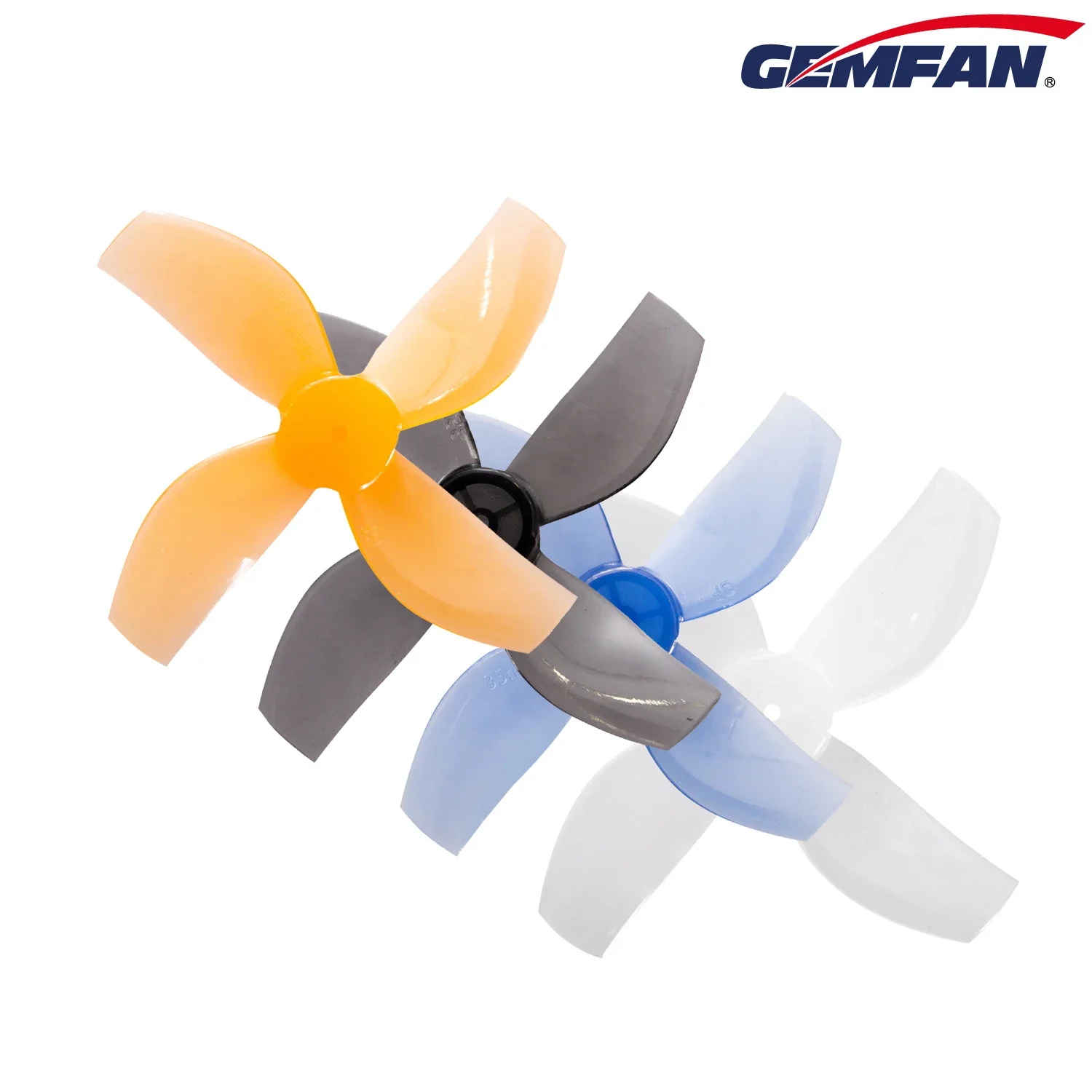 8Pairs 16PCS Gemfan 35mm-3 35mm 3-4Blade PC Micro Propeller 1.0mm for RC FPV Freestyle Tinywhoop Drones 08028 Motors DIY Parts