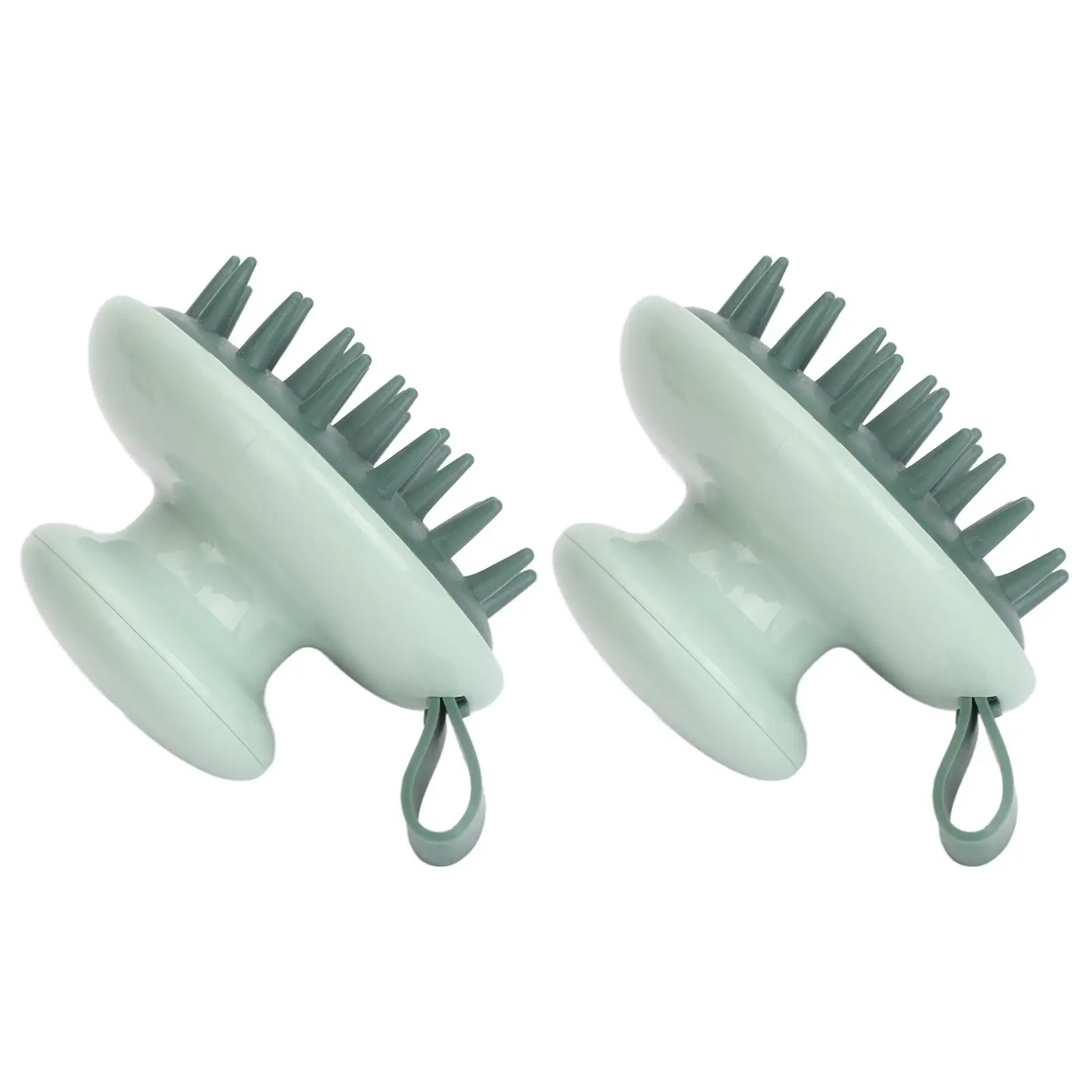 Silicone Scalp Massager Shampoo Brush for all Hair Types - Non-Slip Handle, Ideal for bathing and for showering