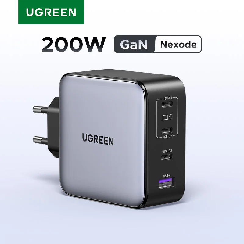 UGREEN 200W 4 Ports Travel GaN Charger will be launched in January