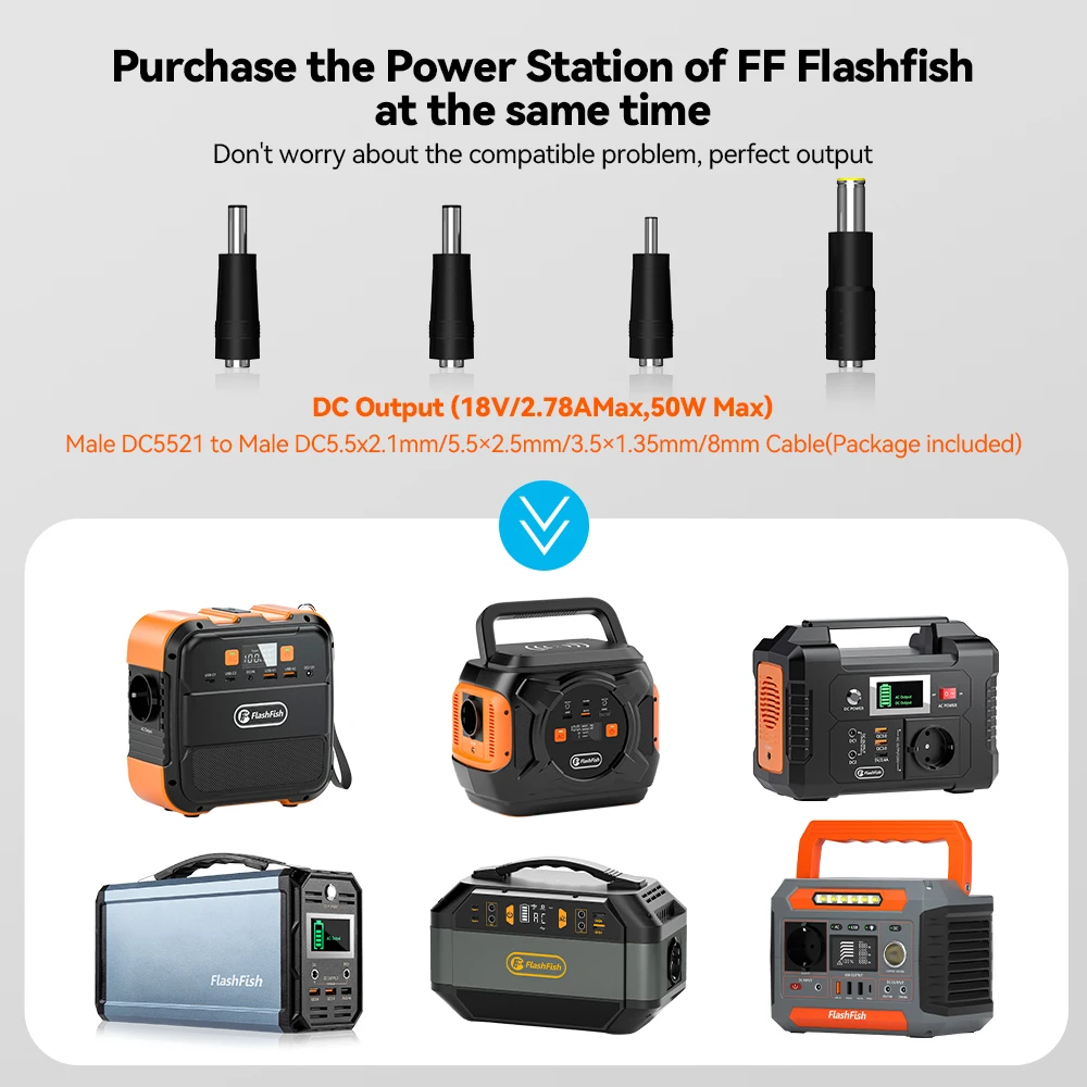 Imagem -03 - Flashfish Painel Solar Portátil 50w 18v Sunpower Dobrável Carregador de Energia Solar Células de Bateria 5v Usb Externo para Gerador de Telefone ff